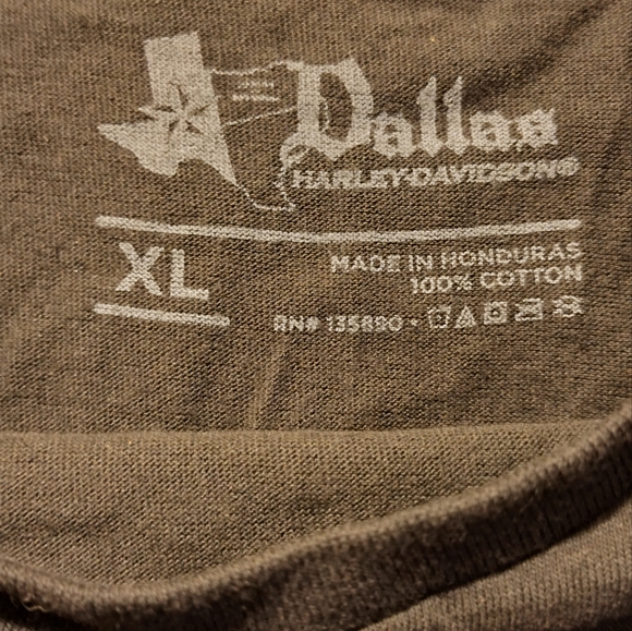 Men's sz XL Dallas Harley-Davison T-Shirt - Picture 4 of 4